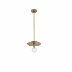 60W Bizet Series Mini Pendant Light, Vintage Brass