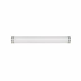 49" 52W LED Vanity Light w/ Acrylic Lens, Dimmable, 4160 lm, 3000K, Brushed Nickel