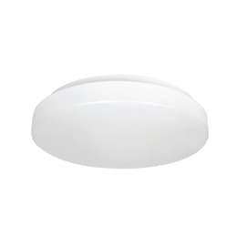 11-in 16.5W LED Flush Mount Fixture w/ Sensor, 1100 lm, 120V, CCT Selectable, White