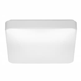 14-in 20W LED Flush Mount Light Square, Selectable CCT, White