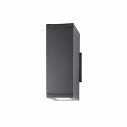 24W LED Verona Series Wall Sconce, Up/Down, 1800 lm, 3000K, Anthracite