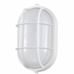 18.5W LED Oval Bulk Head Fixture, 1000 lm, 120V, 3000K, WHT