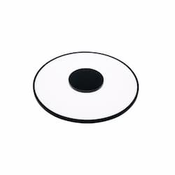 17" 31.5W LED Round Flush Mount Ceiling Light, Dim, 2200 lm, 3000K, Black