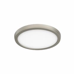 13W 9-in Round LED Downlight, 120V, Brushed Nickel, CCT Select