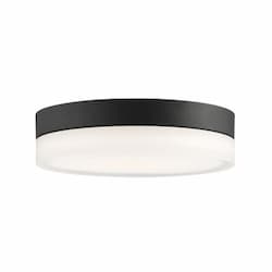 9" 18W LED Flush Mount Ceiling Light, Dimmable, 1500 lm, 3000K, Black