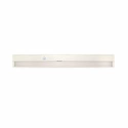 28-in 17W LED Under Cabinet Light, 1366 lm, 120V, CCT Selectable, WHT