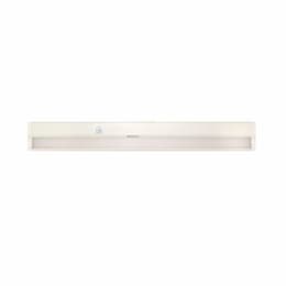 28-in 17W LED Under Cabinet Light, 1366 lm, 120V, CCT Selectable, WHT