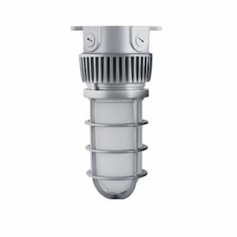 20W LED Ceiling Mount Jelly Jar Light, 1800 lm, 4000K, Silver