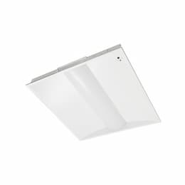 30W 2x2 LED Recessed Troffer w/ Backup, 0-10V Dimmable, 3750 lm, 100V-277V, 3500K