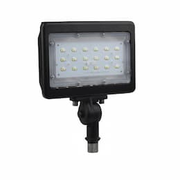 30W LED Medium Flood Light w/ Knuckle Mount, 3427 lm, 4000K, Bronze