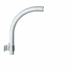 Aluminum Mounting Arm for Outdoor LED Area Lights, Silver