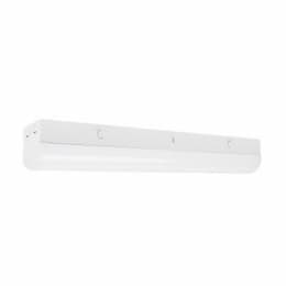 4-ft 20W LED Linear Utility w/EM and Sensor, 100-277V, CCT Selectable