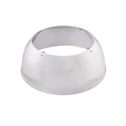 18-in PC Shade for Wattage Selectable LED UFO High Bay Fixture, Clear