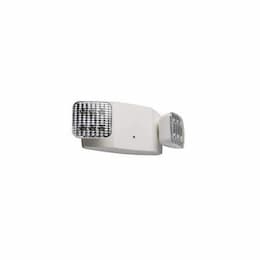 0.8W Dual Head Emergency Light, 120V/277V, 210 lm, 5700K, White