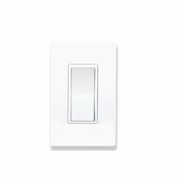 1800W Z-Wave In-Wall Light Switch, White