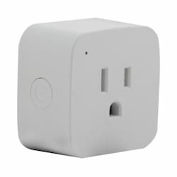 WiFi Smart Plug, Mini Square, 120V, 10 Amp Outlet, Starfish IOT