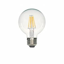 5.5W LED G25 Bulb, 40W Inc. Retrofit, E26, 500 lm, 120V, 3000K, Clear