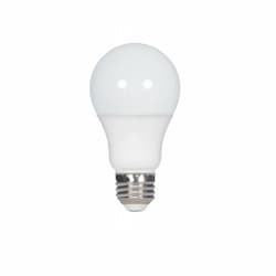 9W LED A19 Bulb, 60W Inc. Retrofit, E26, 800 lm, 2700K, Frosted