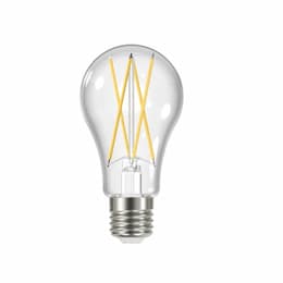 12W LED A19 Bulb, Dimmable, 100W Inc. Retrofit, 1500 lm, 4000K, Clear