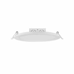 8-in 18W Direct-Wire LED Downlight, Edge-Lit, Dimmable, 1300 lm, 120V, 2700K, White
