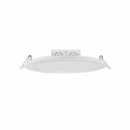 8" 18W LED Direct Wire Downlight, Dimmable, 1300 lm, 3000K, White