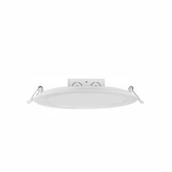 8-in 18W Direct-Wire LED Downlight, Edge-Lit, Dimmable, 1300 lm, 120V, 5000K, White