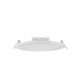 8-in 18W Direct-Wire LED Downlight, Edge-Lit, Dimmable, 1300 lm, 120V, 5000K, White