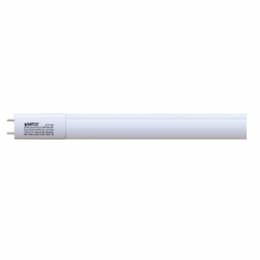 Satco 12W LED 3-ft T8 Tube, Type B, G13, 120V-277V, SelectableCCT, White