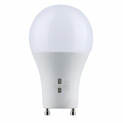 8.8W LED A19 Bulb, GU24 Base, 90CRI, 120V, SelectableCCT, White