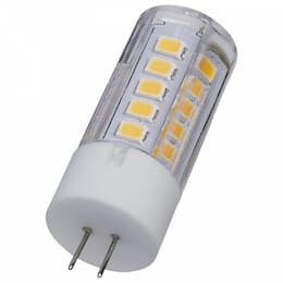 Satco 3W LED T5 Bulb, G4 Bi Pin Base, 330 lm, 12V, 3000K, Clear