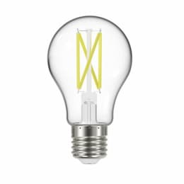 10.5W LED A19 Bulb, E26, Dimmable, 1100 lm, 120V, Clear, 3000K