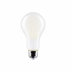 17W LED A21 Bulb, Dimmable, E26, 2000 lm, 120V, 5000K, Frosted