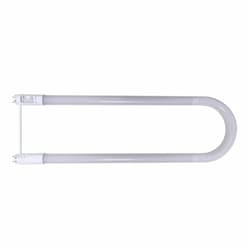 13W LED T8 U-Bend Tube, Type A/B, 6 LS, 120-277V, SelectableCCT, White