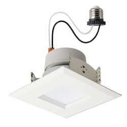 5.5W/6.5W/8W LED Square Retrofit Downlight, SelectCCT & Lumens, White