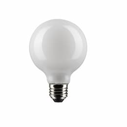 4.5W LED G25 Bulb, Dimmable, E26, 350 lm, 120V, 2700K, White