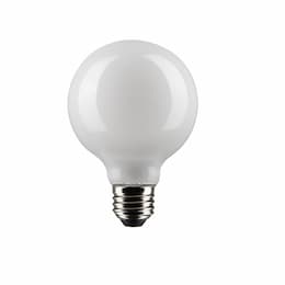 4.5W LED G25 Bulb, Dimmable, E26, 350 lm, 120V, 5000K, White