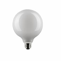 6W LED G40 Bulb, Dimmable, E26, 500 lm, 120V, 3000K, White