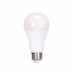 11.5W LED A19 Bulb, Dimmable, E26, 1100 lm, 120V, 2700K, White, Bulk