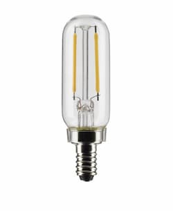 2.8W LED T6 Bulb, Dimmable, E12 Base, 200 lm, 120V, 2700K