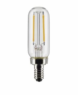 2.8W LED T6 Bulb, Dimmable, E12 Base, 200 lm, 120V, 2700K