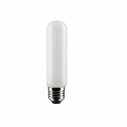 8W LED T10 Bulb, Dimmable, E26, 720 lm, 120V, 3000K, Frosted