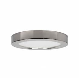 13.5W Blink LED Flush Mount Fixture, 820 lm, 3000K, Polished Chrome