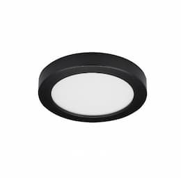 13.5W Blink LED Flush Mount Fixture, 820 lm, 3000K, Black, Round