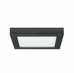 13.5W Blink LED Flush Mount Fixture, 820 lm, 3000K, Black, Square