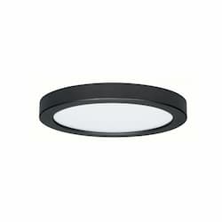 13" 25W LED Surface Mount Ceiling Light, Dim, 1500 lm, 3000K, Black