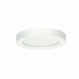 13.5W LED Flush Mount Fixture, 820 lm, 3000K, White