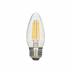 2.5W LED B11 Bulb, Dimmable, E26, 180 lm, 120V, 2700K, Clear