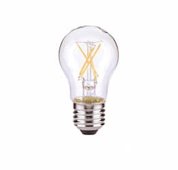 5.5W LED A15 Bulb, 40W Inc. Retrofit, E26, 450 lm, 120V, 2700K, Clear