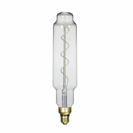 4W LED T24 Bulb, Clear Filament, Dimmable, 2150K