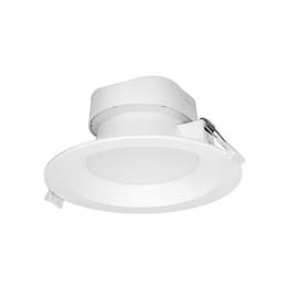 9W Round 5-6 Inch LED Downlight, Direct Wire, Dimmable, 4000K